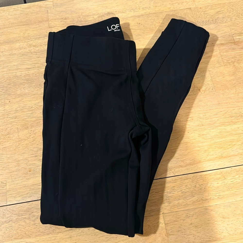 Loft Black XS leggings (ponte pant)